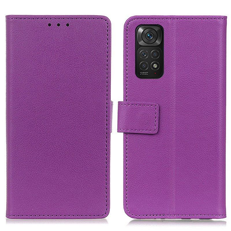 Κάλυμμα Xiaomi Redmi Note 11 / 11S Premium Faux Leather Lychee